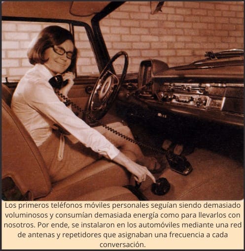 Primeros teléfonos móviles personales