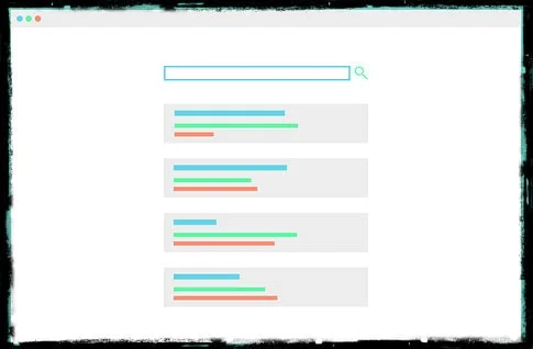 Resultados del buscador de Google
