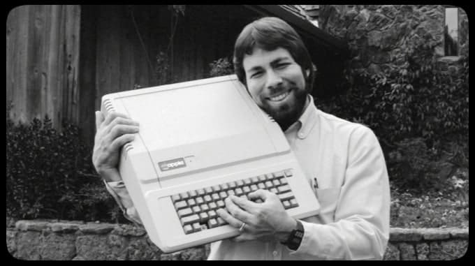 Stephen Wozniak y el Apple II